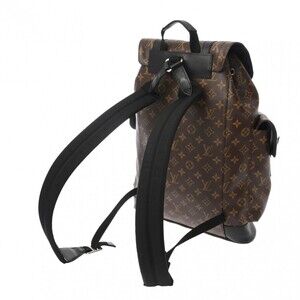 Louis Vuitton Brown Daypack Christopher Canvas Black Monogram Macassar Backpack